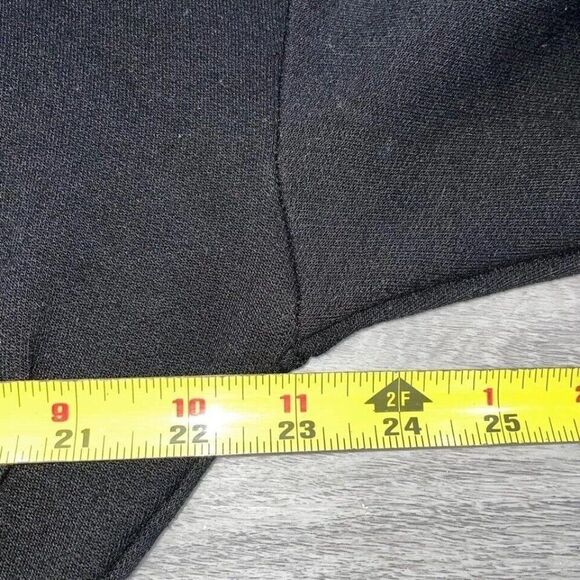 Reformation Sweatshirt Women's XS Hunter Cropped Pullover Long Sleeve Top Black - Picture 6 of 11